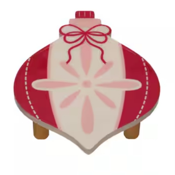 Ashland Other - NWT Ashland Pink Snowflake Ornament Riser Tabletop Decor. 